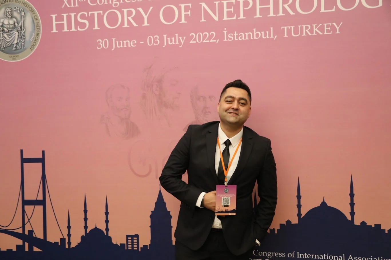 Erçin Alasırt, İstanbul'da düzenlenen uluslararası bir kongrede